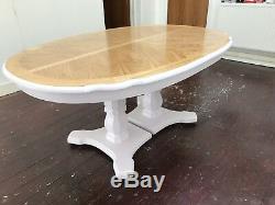 Designer Superbe Style Art Déco & Oak Burr Ash Table À Manger Français Poli