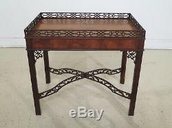 Edition Collector F31402ec Baker Chippendale Mahogany Thé Table
