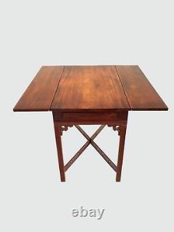 Exceptionnel Townshend Goddard Antique Style Drop Leaf Acajou Pembroke Tables
