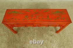 F56238ec Chineserie Chippendale Peinture Table De Canapé Décorée