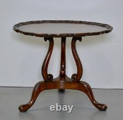 Georgian Revivial Burr-walnut Occasional / Café Table/ Table De Lampe