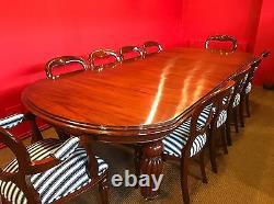 Grand Victorian Regency Style Ahogany Table Pro Poli Français