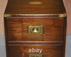 Harrods London Kennedy Military Campaign Bedside Table Size Chest Of Drawers