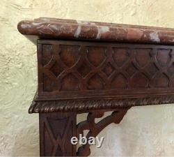 Henredon 4192427 Chippendale Sofa Console Hall Table 57 X 16.25 X 27,5 Tall