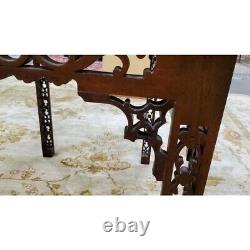 KITTINGER Williamsburg Acajou Chippendale Byrd Table de Chine CW 192 Rare