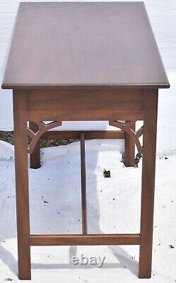 Kittinger Colonial Williamsburg Ahogany Chippendale Style Bureau Ou Table Wa 1004