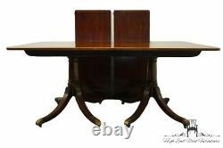 Meubles Baker Solid Mahogany Traditional Chippendale 103 Double Pedestal D