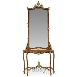 Miroir Console Rococo Antique Parcel Gilt Console Miroir Noyer 19 C