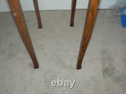 Pieds Anciens De Chippendale Arts Crafts 1800 Made Of Tiger Oak