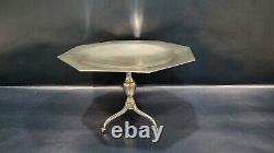 Rare Antique Vintage Argent Sterling Tripod Chippendale Table Style Compote