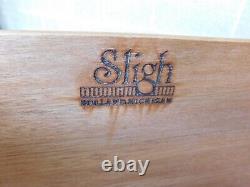Sligh Meubles Cherry Chippendale Style 2 Tiroir Classe Cabinet