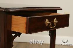 Statton Collection Privée Chippendale Style Table Latérale Cerise