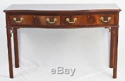 Table Console Console Acajou Chippendale Style Williamsburg