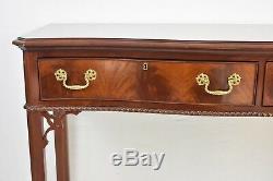Table Console Console Acajou Chippendale Style Williamsburg
