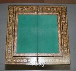 Table De Cartes De Backgammon À Haute Collection Vers 1910 À Damas