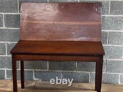 Table De Jeu De Console De Noix Antique Flip Top 1800s Chippendale Style Salle Table