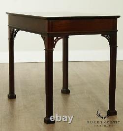 Table Latérale Personnalisée Chippendale Style Vintage Mahogany Library