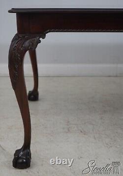 Table à manger en acajou avec des motifs en balle et en griffe de STICKLEY L63761EC