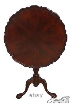 Table basculante en acajou Chippendale magnifique avec pieds en griffe.