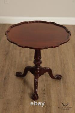 Table basculante en acajou de style Chippendale Craftique