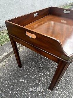 Table basse en acajou Kittinger Colonial Williamsburg WA-1042