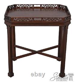 Table basse traditionnelle en acajou 60256EC avec dessus amovible