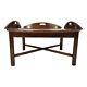 Table Basse Vintage En Cerisier Avec Plateau Rabattable Butler Chippendale