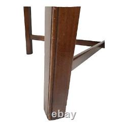 Table basse vintage en cerisier avec plateau rabattable Butler Chippendale