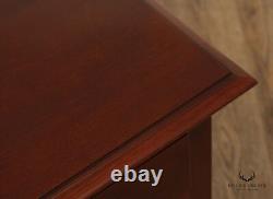 Table console à trois tiroirs de style Chippendale en acajou Link-Taylor