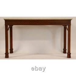 Table console chippendale chinoise en acajou de Baker Williamsburg