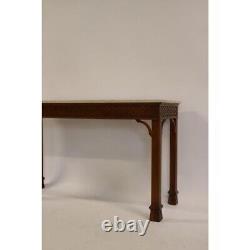 Table console chippendale chinoise en acajou de Baker Williamsburg