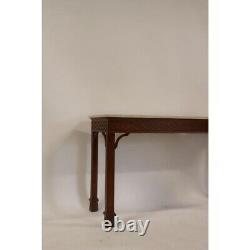 Table console chippendale chinoise en acajou de Baker Williamsburg