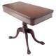 Table De Console De Jeu Extensible En Acajou De Style Chippendale Avec Pattes De Griffe Et Boule