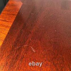 Table de style chippendale chinois en bois sombre vintage à pied griffe de la marque Lane 1435 05