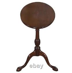 Table ovale à plateau inclinable en acajou incrusté de style géorgien anglais antique Chippendale