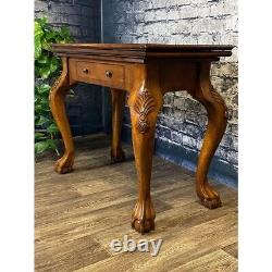 Table pliante en bois vintage de style Chippendale à récupérer sur place