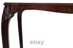 Vers 1770 Rare Anglais Chippendale Acajou Serpentine Table De Service