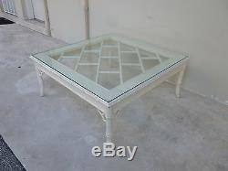 Vintage 70 De Palm Beach Kelly Wearstler Style Chinois Chippendale Table Basse