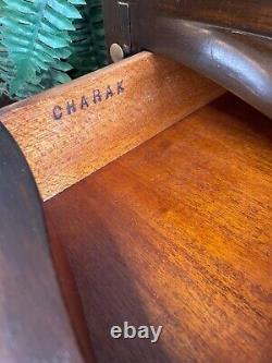 Vintage Charak Chippendale Claw Foot Slant Too Secretary Desk