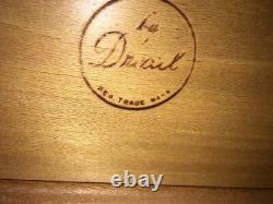 Vintage Drexel Chippendale Ahogany Table À Manger Formelle, 6 Chaises, Buffet