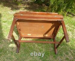 Vintage MCM MID Century Baker Furniture Butler’s Drop Side Table Basse