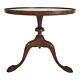 Vintage Piecrust Table Accent Chippendale Style Acajou Boule Griffe Grand Rapids